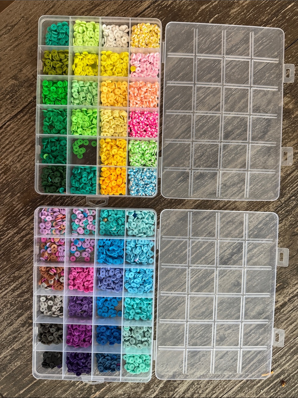 Clay Bead Sets Colorful bracelet making kits